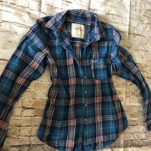 Hollister plaid shirt